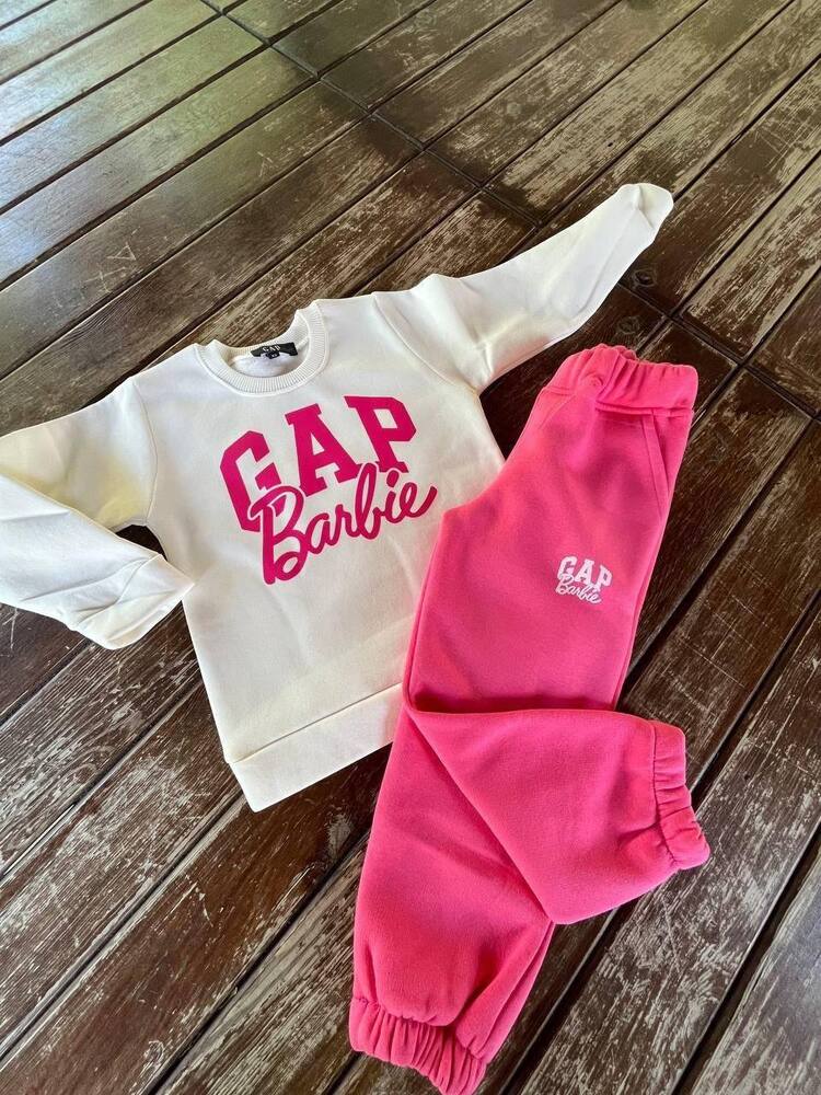 GAP BARBİE 3 İPLİK ŞARDONLU ALT ÜST TAKIM