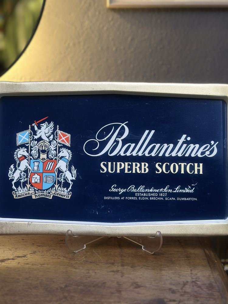 Ballantines Viski Tepsi Ve Karafı
