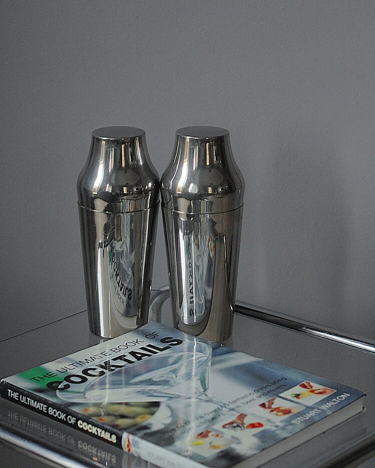 Europ Felix Bauhaus Silver Plated Cocktail Shaker 