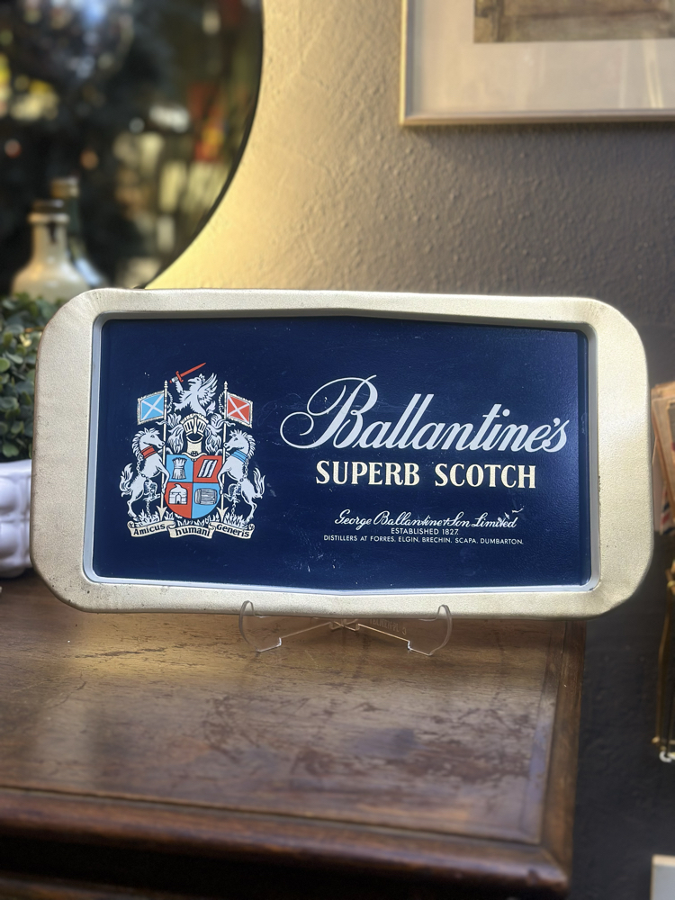 Ballantines Viski Tepsi Ve Karafı