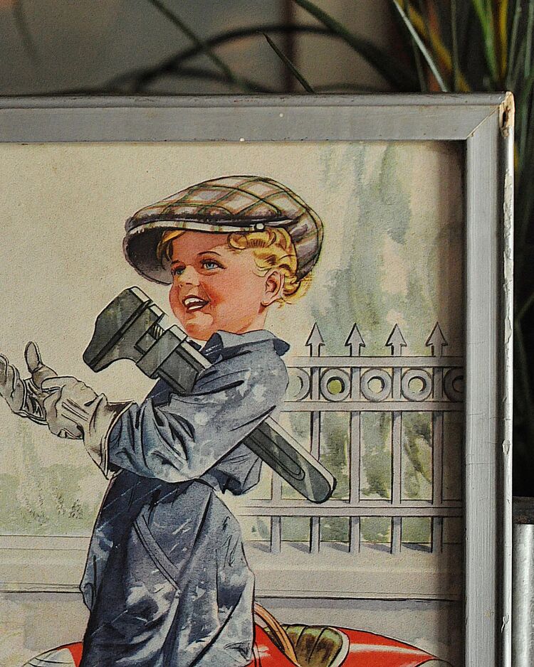 Vintage Baskı Tablo