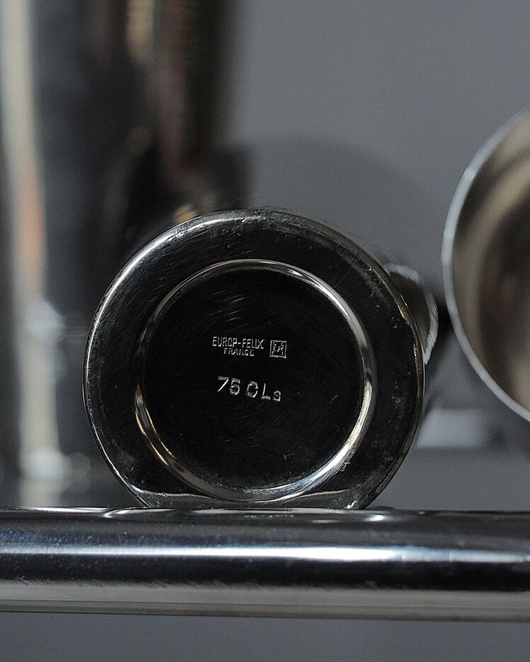 Europ Felix Bauhaus Silver Plated Cocktail Shaker 