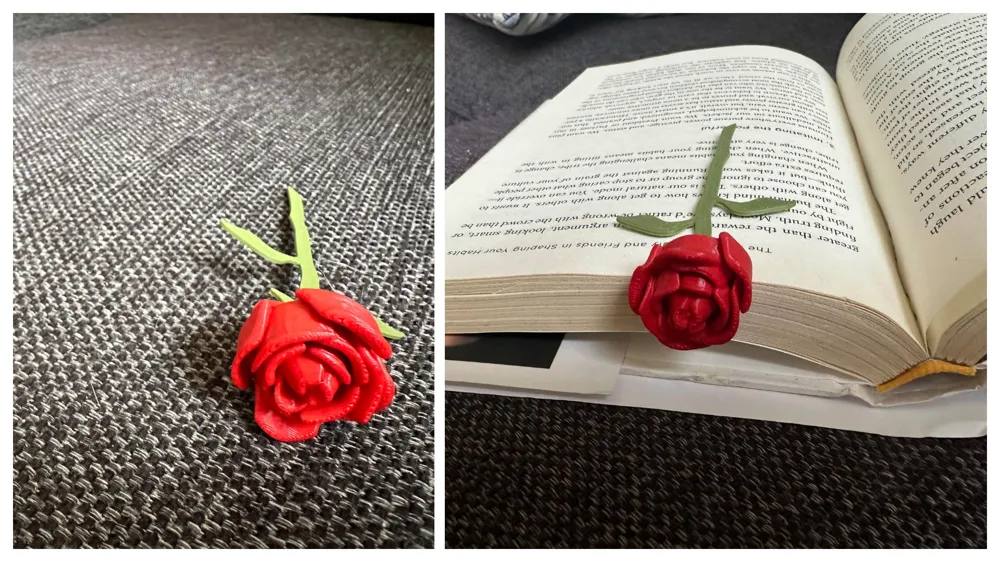 Gül Kitap Ayracı