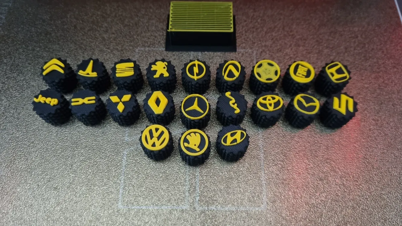 Araba ve Motorsiklet Logolu Sibop kapağı - 4 Adet