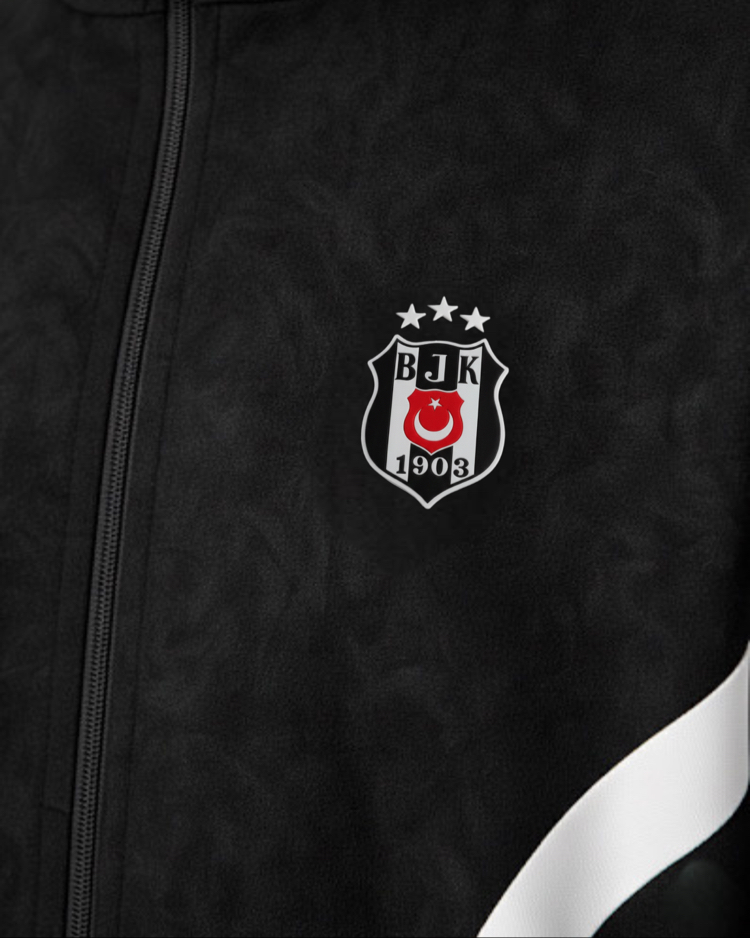 Beşiktaş Retro Tasarım Hırka 