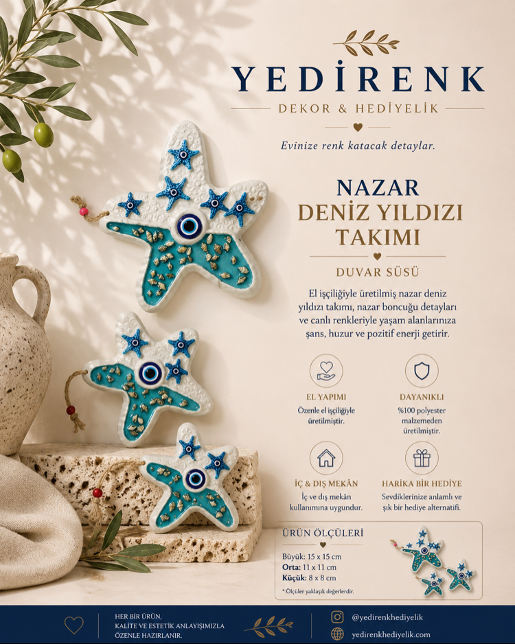 Yedirenk | Üçlü Deniz Yıldızı 
