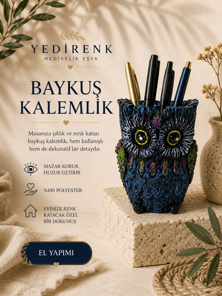 Yedirenk |Baykuş Kalemlik