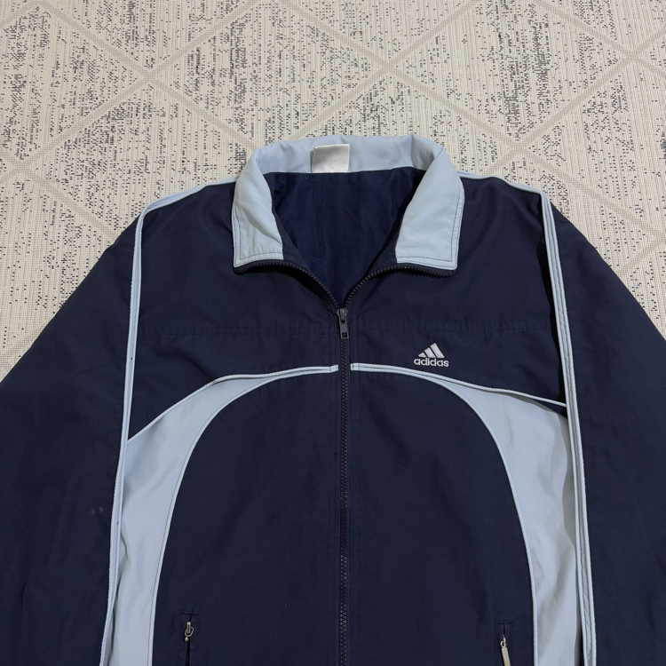 Original  Vintage Lacivert Adidas Ceket 