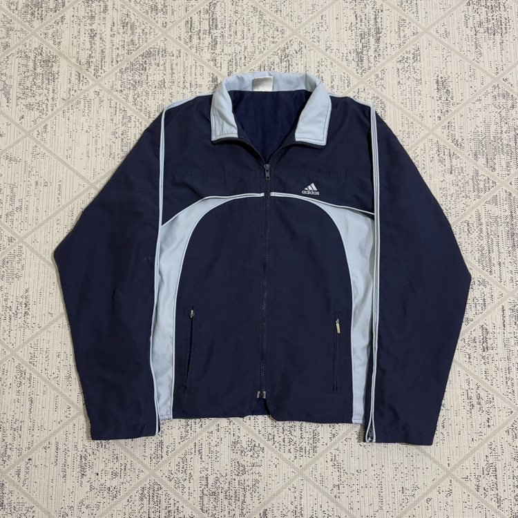 Original  Vintage Lacivert Adidas Ceket 