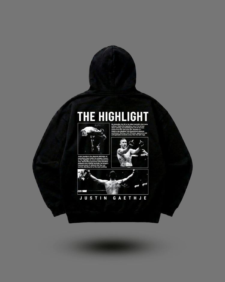 Justin Gaethje "THE HIGHLIGHT" Hoodie