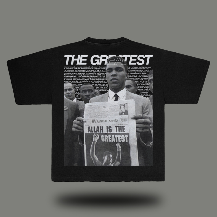 Muhammed Ali "THE GREATEST" Oversize T-shirt
