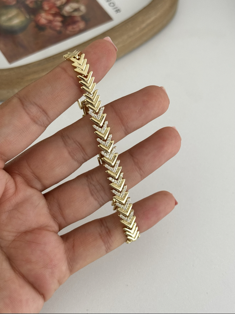 14k Xuping seri kılçık bileklik