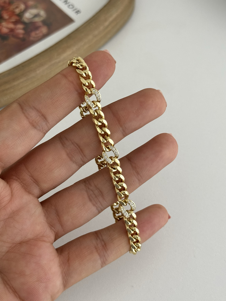 14k Xuping seri Gurmet bileklik