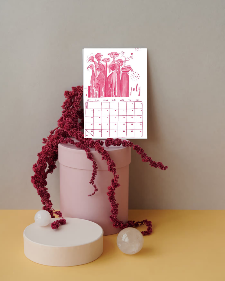2027 Archydi Takvimi / PINK