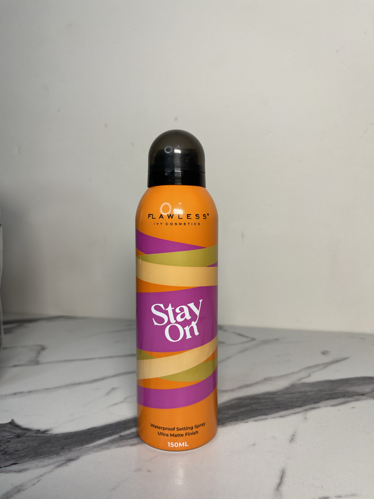 STAY ON Waterproof setting spray. 150ml