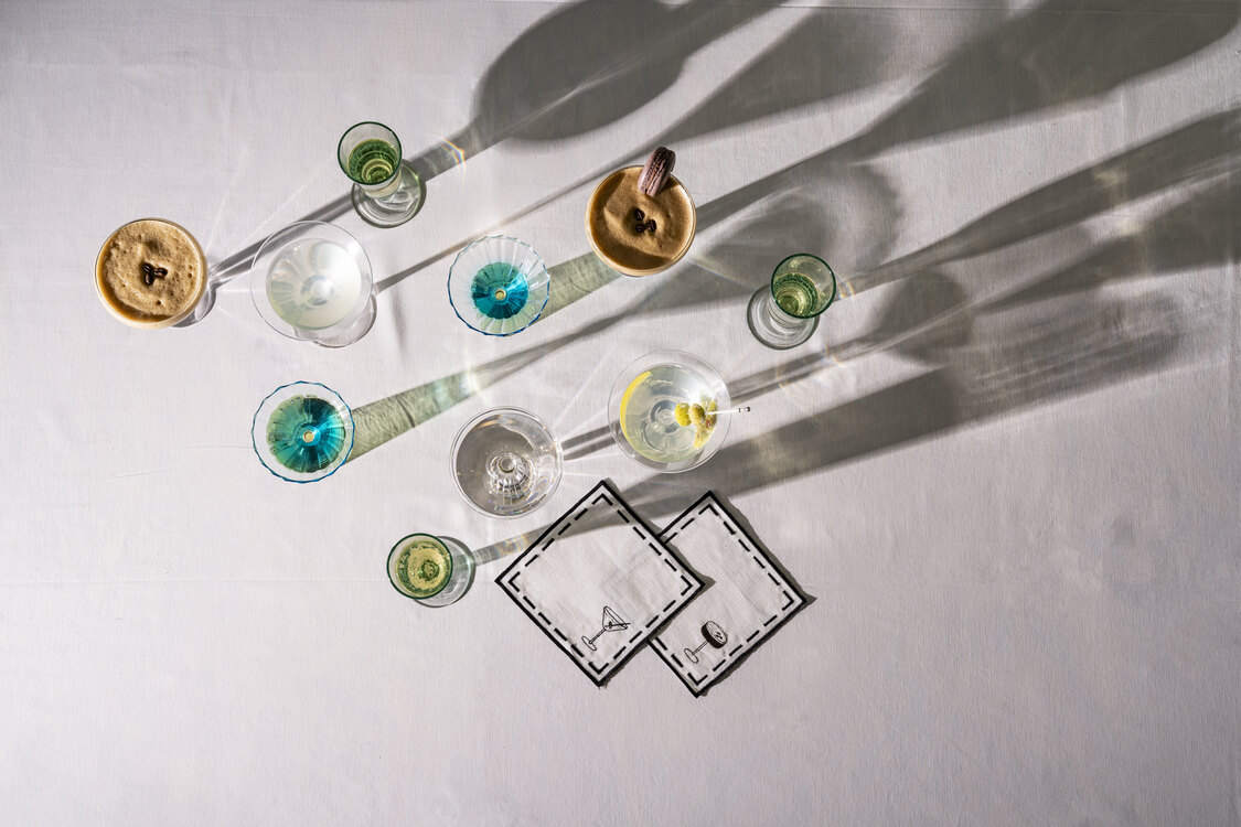 The Cocktail Club 4’Lü Karışık Kokteyl Peçete Takımı