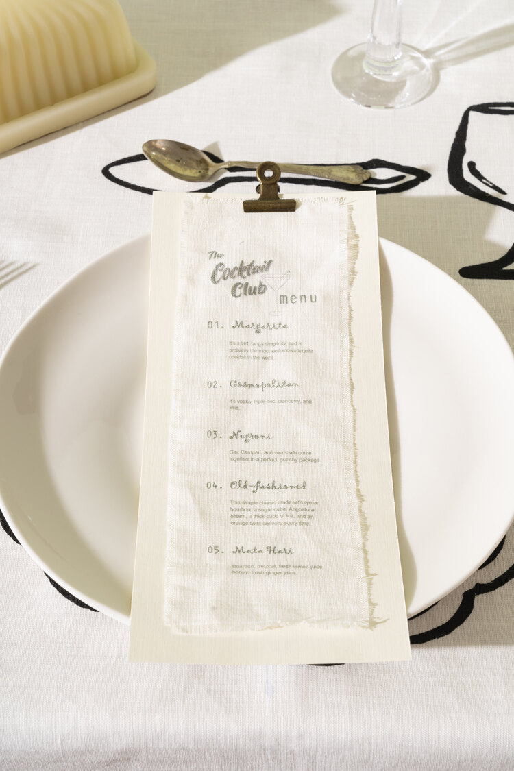 The Cocktail Club Menü Kartı (6’lı)