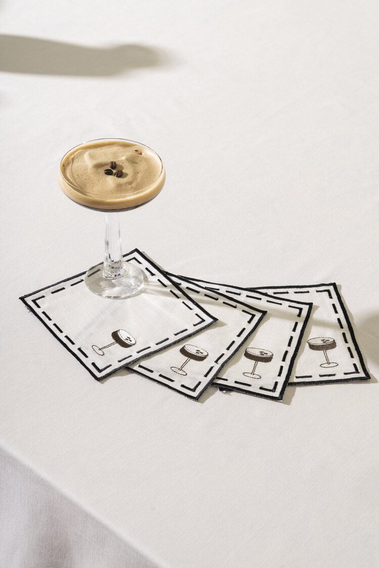 The Cocktail Club 4’Lü Karışık Kokteyl Peçete Takımı