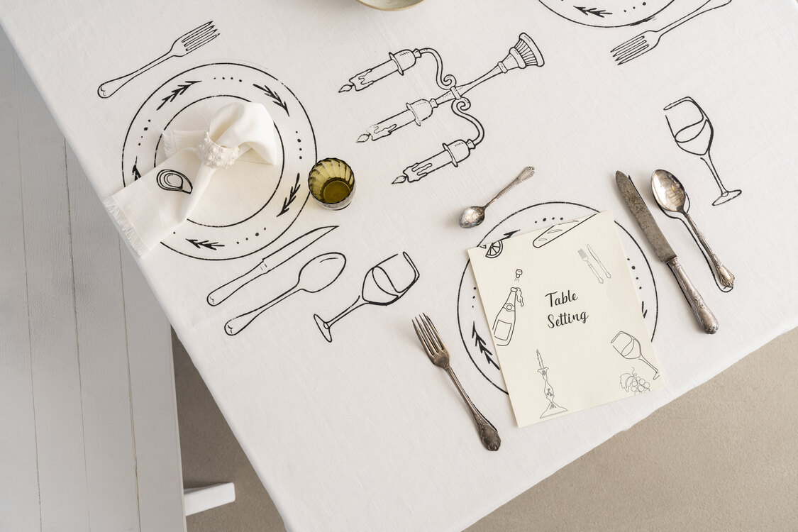 Table Setting Masa Örtüsü
