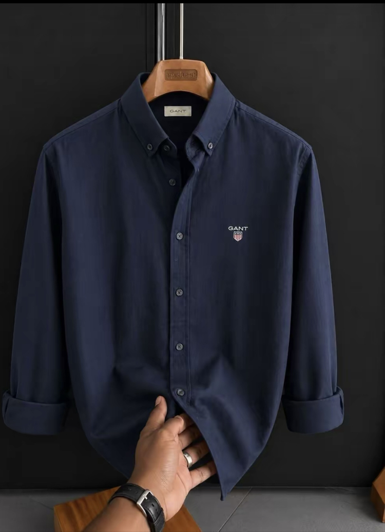 GANT - LACİ - %100 HAM KETEN GÖMLEK 