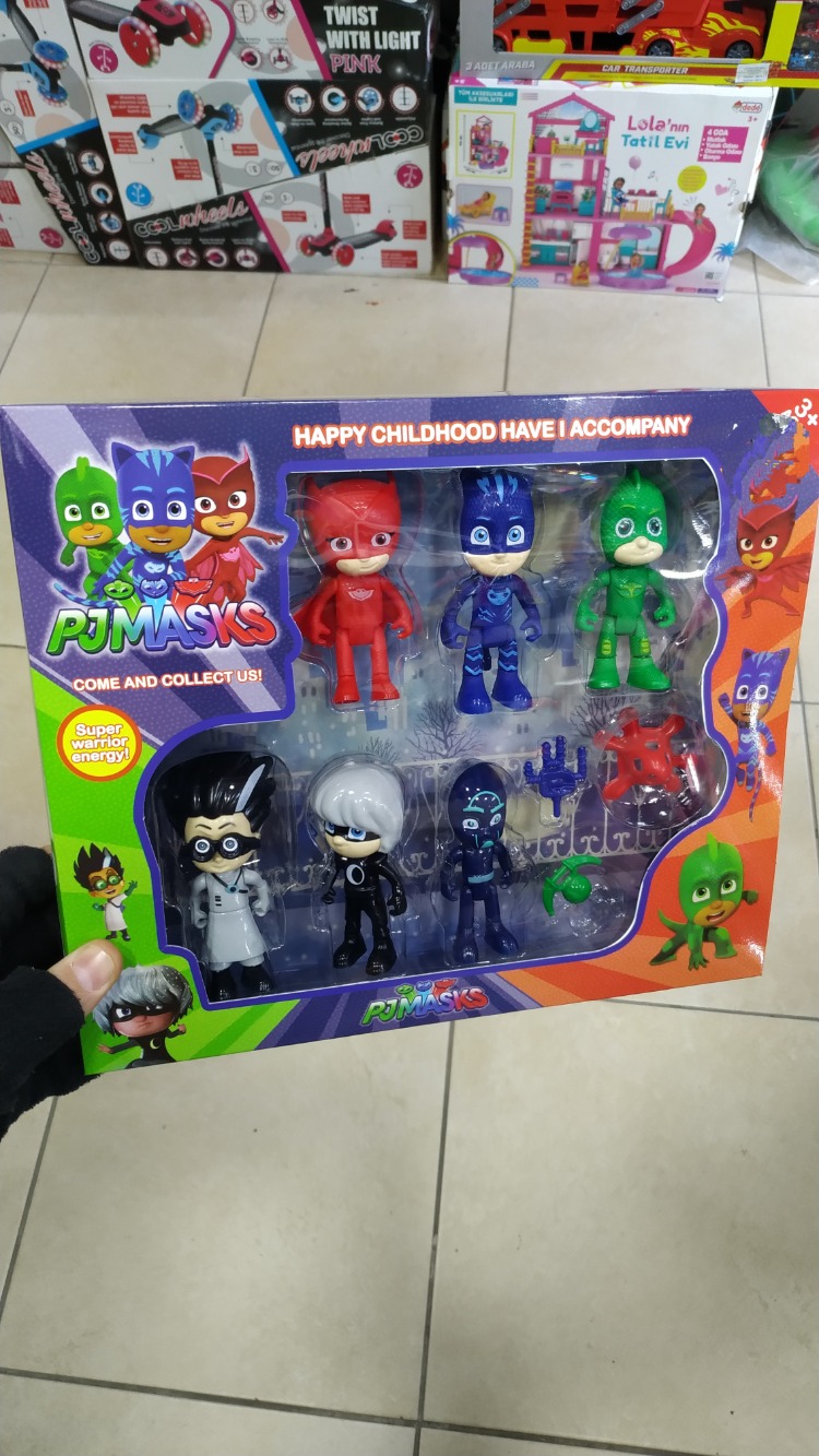 6 LI PJMASKELİLER SETİ (MUADİL)