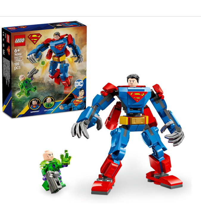 LEGO DC Superman Robotu, Lex Luthor’a Karşı 76302 - (120 Parça)