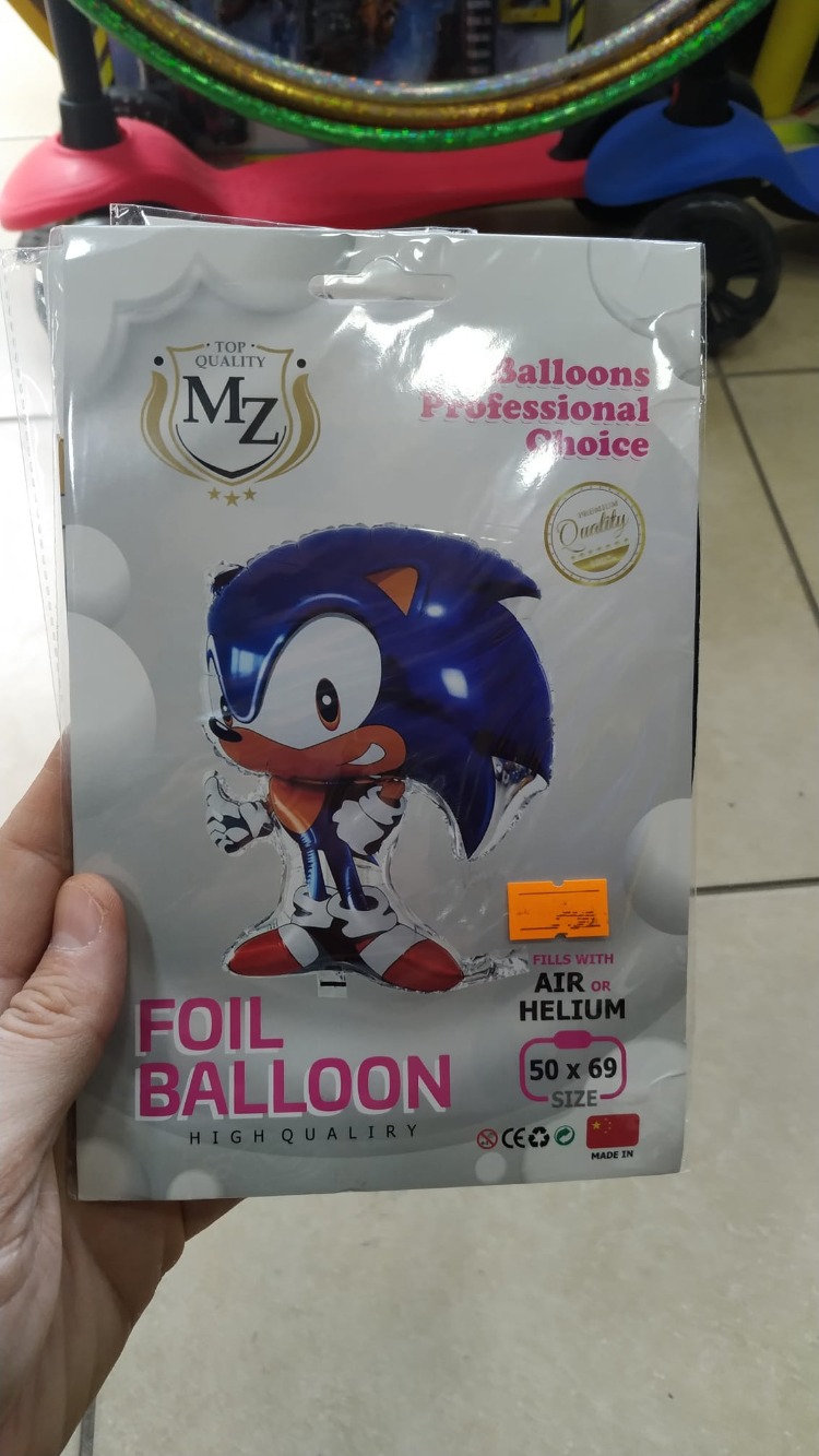 SONIC BALON FOLYO 50*69