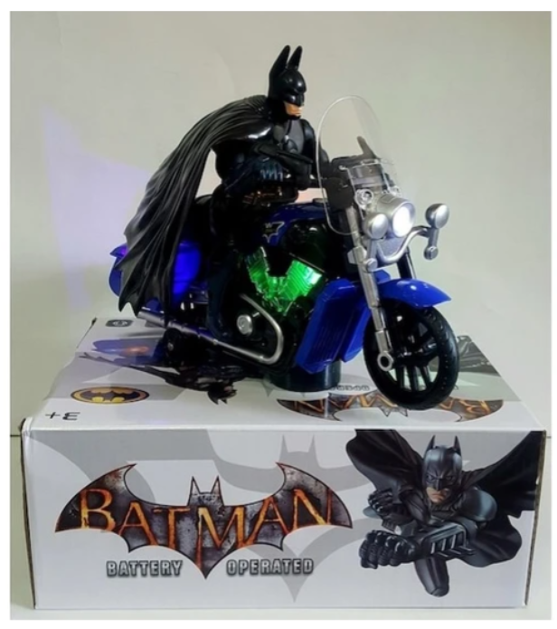 PILLI MOTOR BATMAN MÜZİKLİ IŞIKLI ÇARP DÖN MEKANİZMA