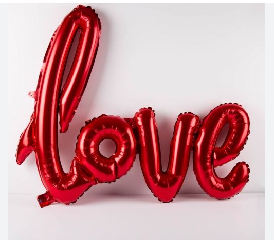LOVE FOLYO BALON 36x54 ad fiyat