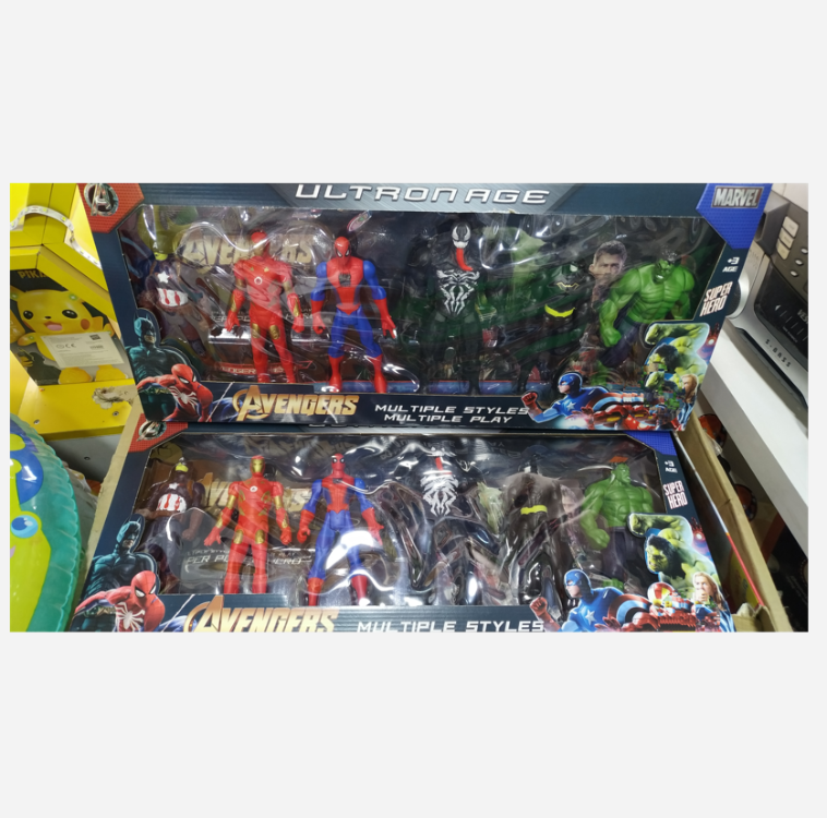 6 LI MARVEL AVANGERS KARAKTER SETİ
