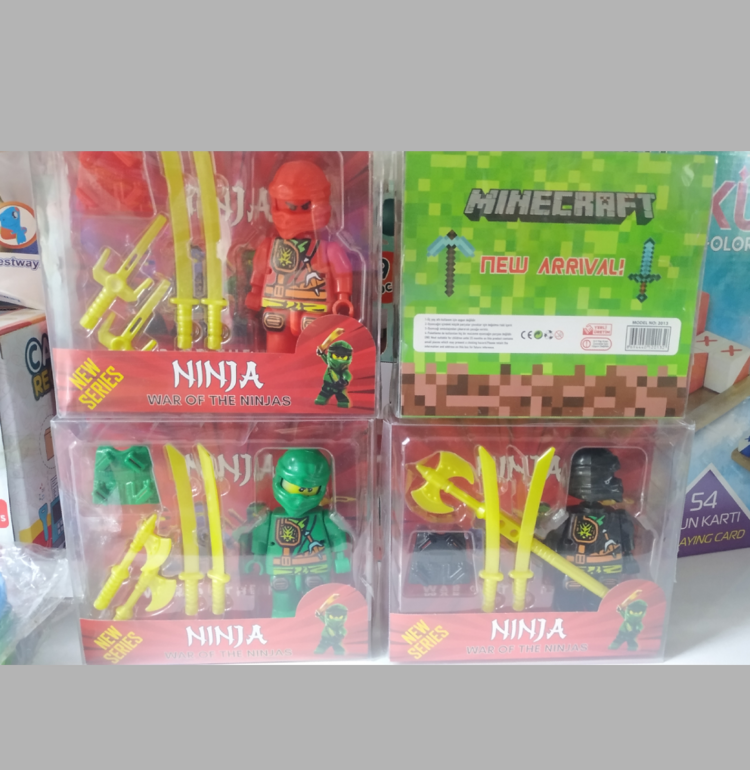 PVC NINJA FİGÜRLERİ