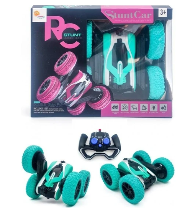 STUNT CAR 4X4 ARAZİ ŞARJLI ÇİFT YÖN (UZUN MENZİLLİ + MUZİKLI)