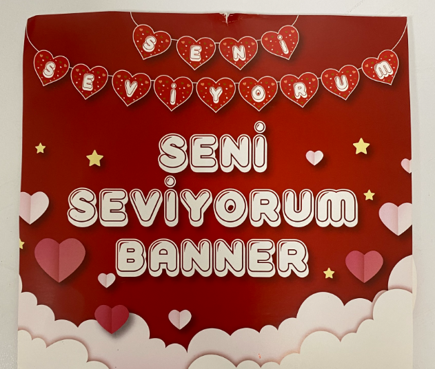 SENİ SEVIYORUM BANNER