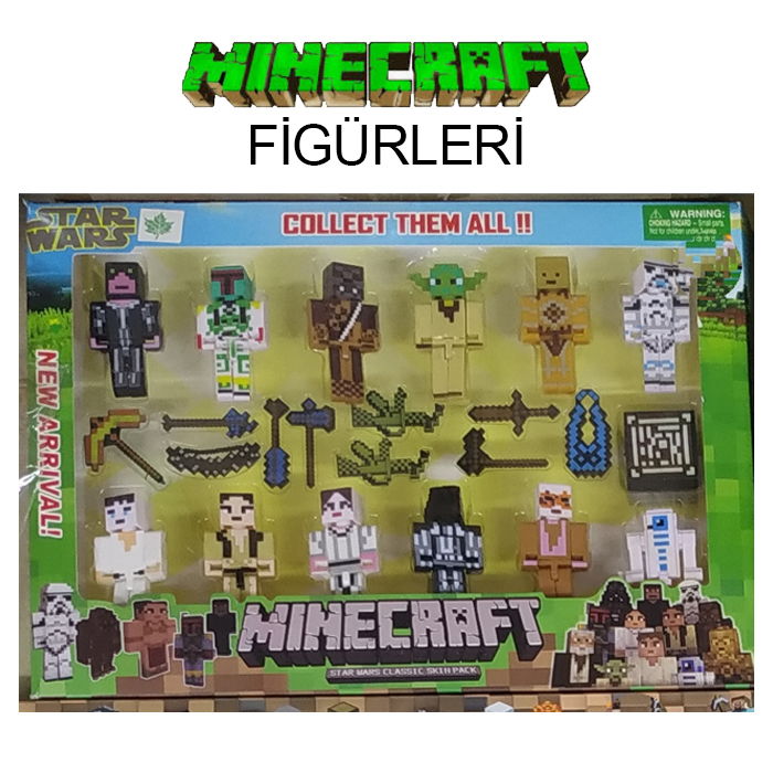 MINECRAFT STARWARS 12Lİ SERİ