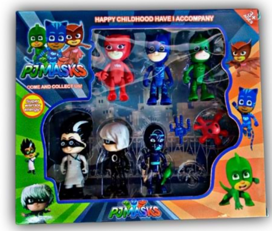 6 LI PJMASKELİLER SETİ (MUADİL)