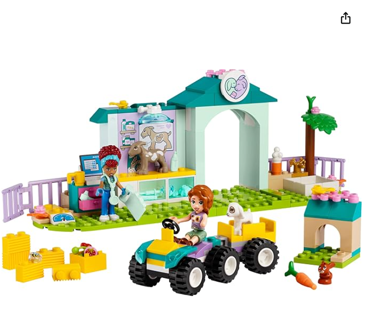 LEGO Friends Çiftlik Hayvanı Veteriner Kliniği 42632- (161 Parça)