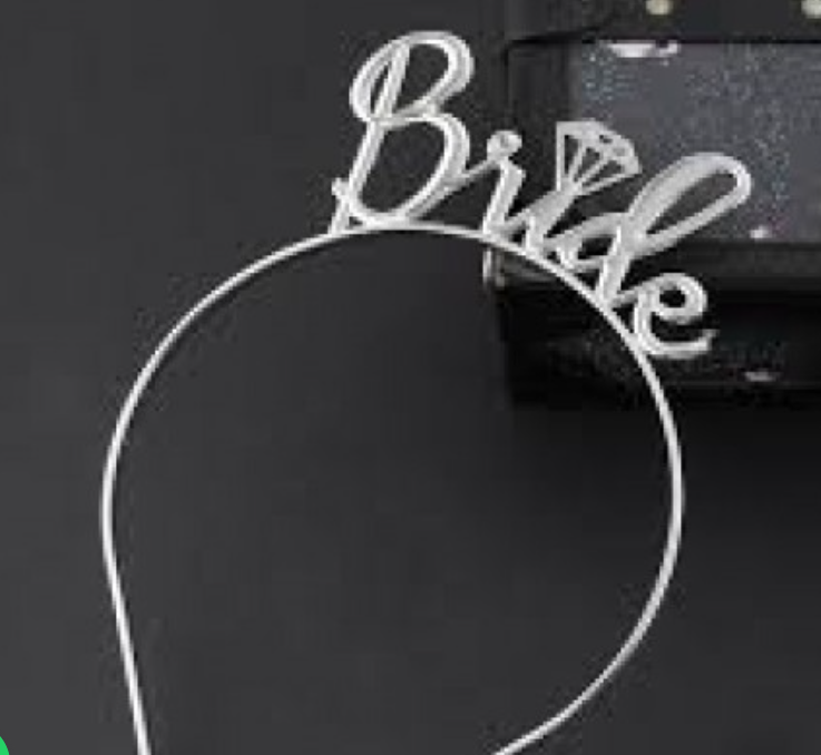 BRIDE TO BE METAL TAC