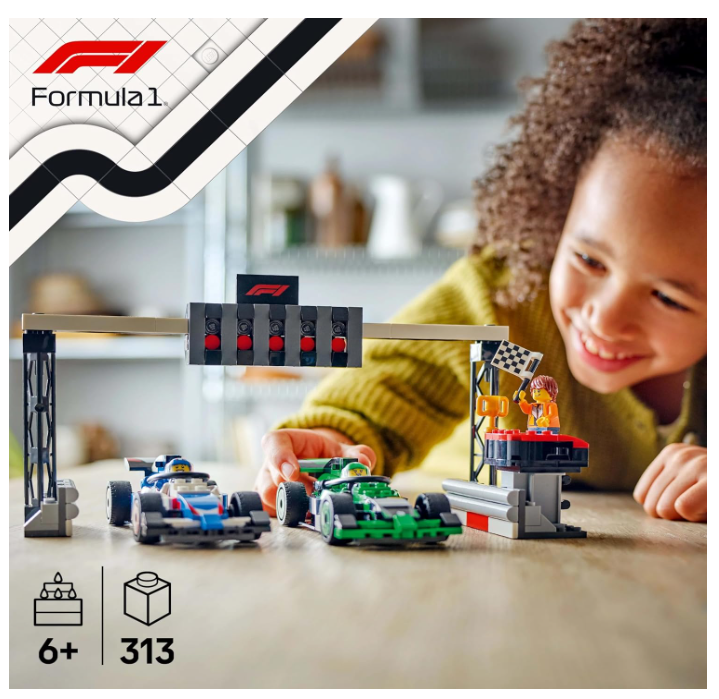 LEGO City VCARB ve Sauber Yarış Arabalı F1 Gridi Oyuncak Araç Seti 60474 - 313 parça