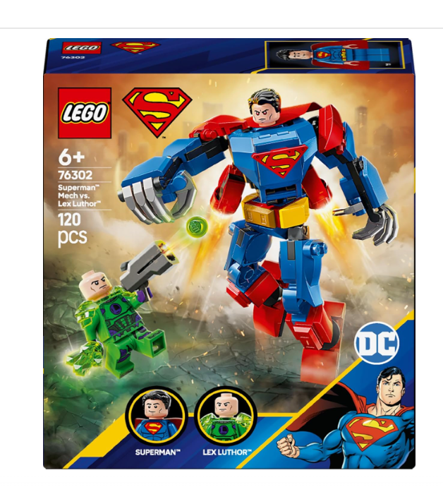 LEGO DC Superman Robotu, Lex Luthor’a Karşı 76302 - (120 Parça)