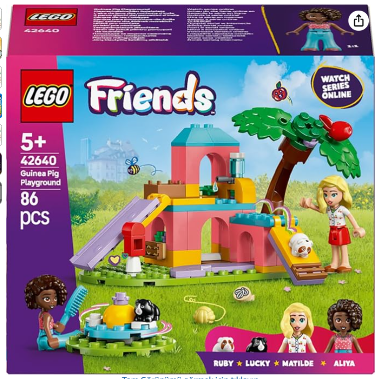 LEGO Friends Ginepig Oyun Parkı 42640 -(86 Parça)