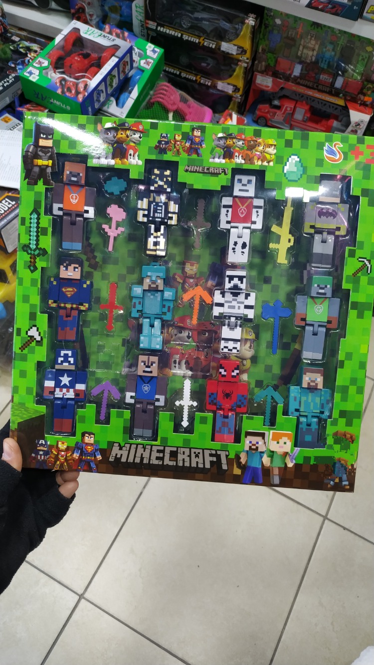 12 Lİ MINECRAFT SETİ