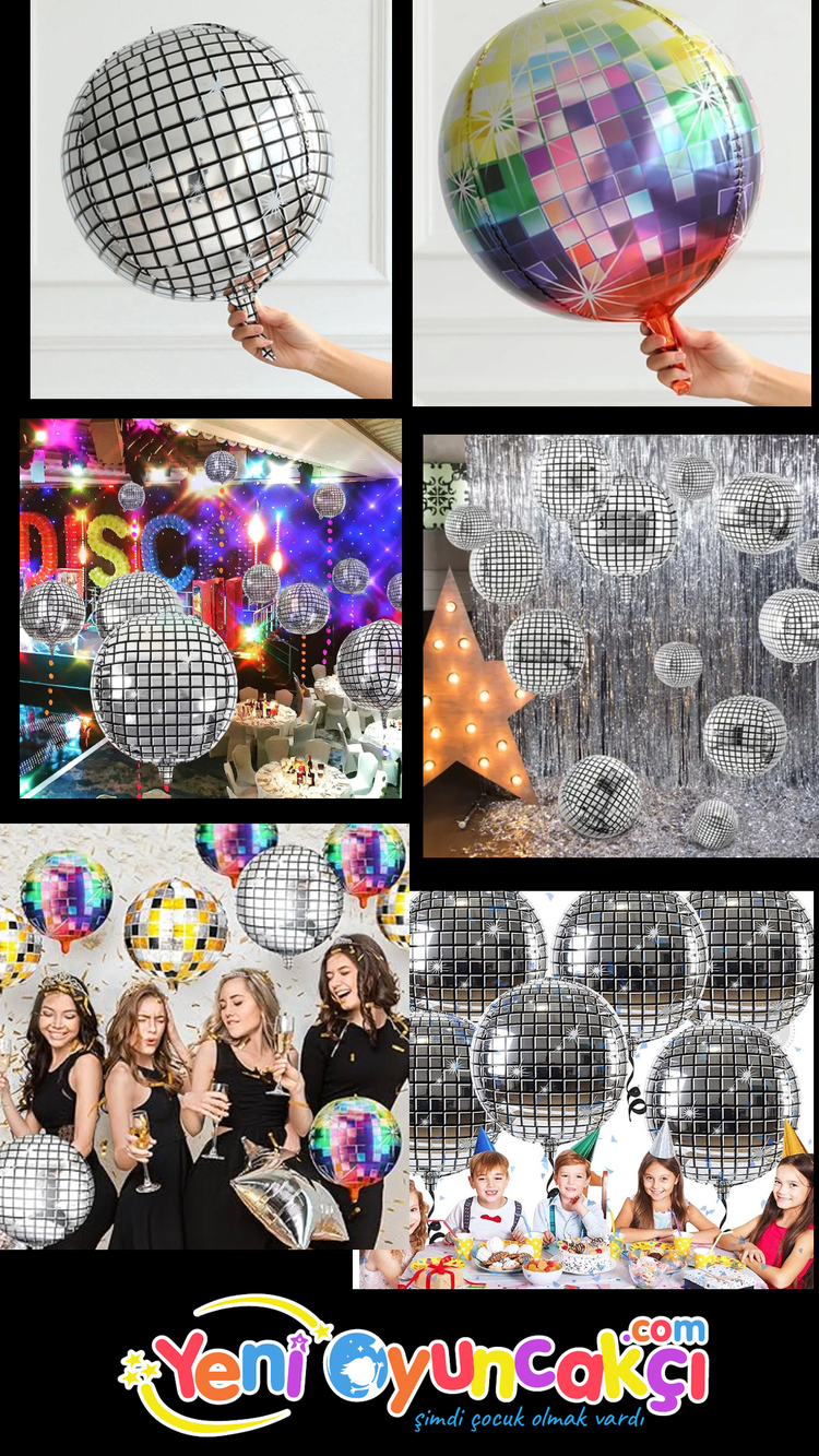 32 İNC DİSCO TOPU FOLYO BALON