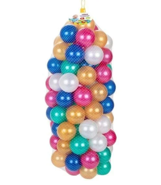 OYUN HAVUZ TOPU 7 CM 100 LÜ FİLE RENKLİ