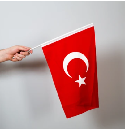 Türk Bayrağı 30X45 cm Alpaka Kumaş