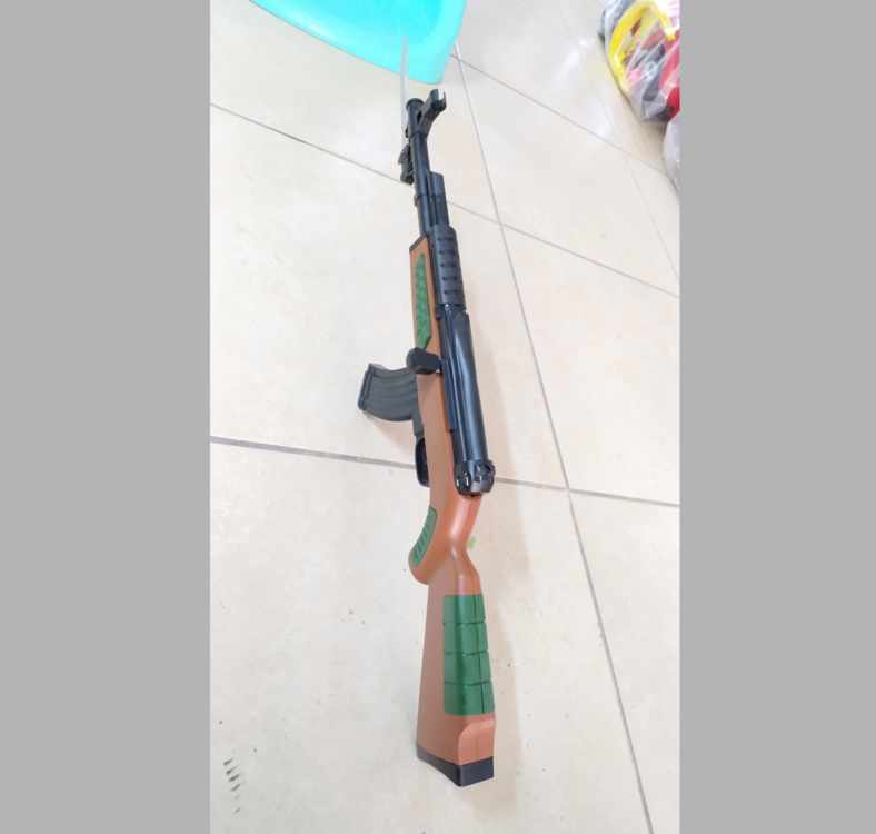 KASATURALI KELEŞ AK47 MODEL UZUN NAMLULU BONCUK ATAN TÜFEK