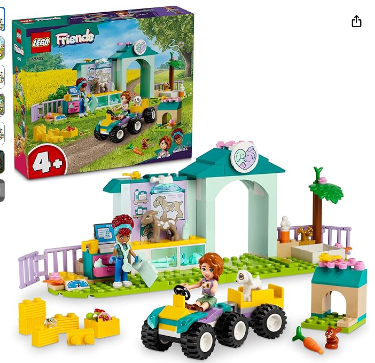 LEGO Friends Çiftlik Hayvanı Veteriner Kliniği 42632- (161 Parça)