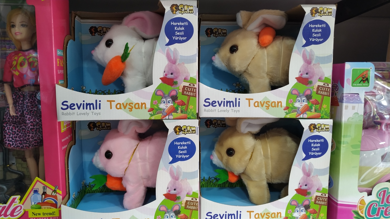 PİLLİ SESLİ IŞIKLI ZIPLAYAN PELUŞ TAVŞAN