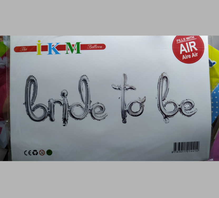 BRIDE ELYAZI BALON FOLYO MODELLERİ