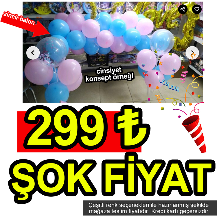 BALON ZİNCİRİ EKO1