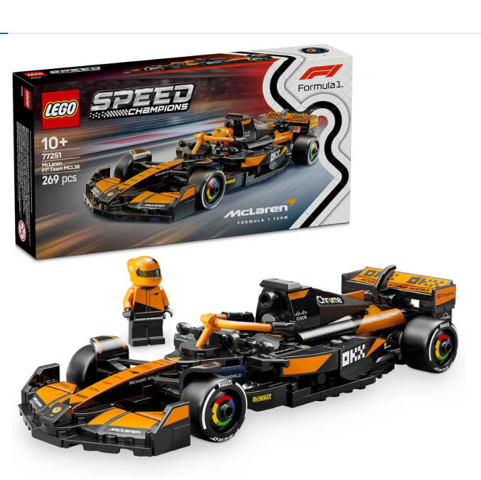 LEGO Speed Champions McLaren F1 Team MCL38 Yarış Arabası 77251  - 269 parça